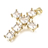 Easter Brass Pave Cubic Zirconia Pendants CU-E002-01B-G07-2