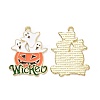 Halloween Alloy Enamel Pendant ENAM-B047-07LG-2