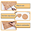 BENECREAT Cork Self-adhesive Wall Decorate DIY-BC0004-86-3