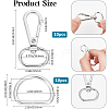 Alloy Swivel Lobster Claw Clasps FIND-BBC0003-78A-P-2