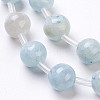 Natural Celestite/Celestine Beads Strands G-I203-A-8mm-4