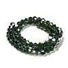 Transparent Electroplate Glass Beads Strands LS-EGLA-A039-T2mm-B25-2