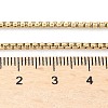 Ion Plating(IP) 304 Stainless Steel Venetian Chain Necklace Making STAS-A028-N032G-4