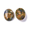 Assembled Synthetic Imperial Jasper and Lapis Lazuli Cabochons G-L502-22x30mm-11-2