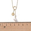 304 Stainless Steel Crystal Rhinestone Round Disc Pendant Necklaces NJEW-A045-03G-5