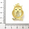 Brass Micro Pave Cubic Zirconia Pendants KK-S511-32G-02-3