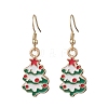 4 Pairs Alloy Enamel Dangle Earrings EJEW-JE06531-5