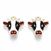 Alloy Enamel Charms PALLOY-N160-008-RS-1