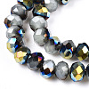 Electroplate Glass Beads Strands X-EGLA-A034-J6mm-S06-A-3