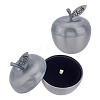Alloy Engraved First Curl and First Tooth Keepsake Boxes CON-WH0123-18B-1