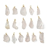 Natural Rose Quartz Pendants G-FG0001-13-1