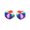 Handmade Polymer Clay Beads CLAY-N011-58-01-3