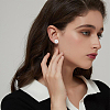 925 Sterling Silver Stud Earring Findings STER-BBC0009-07A-5