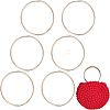 Round/Circular Ring Iron Purse Handles LS-FIND-CA0001-12G-1