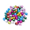 Spray Painted Glass Beads X-GLAD-S075-8mm-M-1