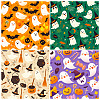 Halloween Witch Pumpkin Pattern Scrapbooking Paper PW-WGDED60-01-3