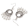 Tibetan Style Alloy Chandelier Earrings EJEW-JE06263-4