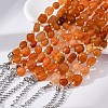 Natural Red Aventurine Beaded Bracelets for Women G-P563-07P-07-3