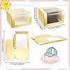 Foldable Cardboard Gift Cap Storage Boxes with Clear PVC Window CON-WH0099-66C-2