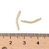 Brass Twisted Stick Connector Charms KK-Q039-16G-3