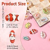 10Pcs 10 Styles Handmade Porcelain Beads PORC-YW0001-30-3