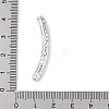 304 Stainless Steel Curved Tube Beads LS-STAS-M071-03A-P-4