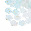 Frosted Transparent Acrylic Beads FACR-T009-01C-1
