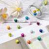   15 Colors Drawbench Glass Beads GLAD-PH0001-03-6