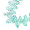 Electroplate Transparent Glass Beads Strands EGLA-N056-03A-10-3