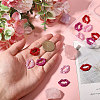 12Pcs 3 Colors Alloy Rhinestone Cabochons ALRI-CA0001-16-3