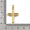 Brass Micro Pave Cubic Zirconia Pendants KK-Q066-39G-3