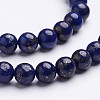 16 inch Grade A Round Dyed Natural Lapis Lazuli Beads Strand X-G-GSR4mmC123-3
