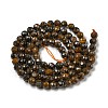 Natural Tiger Eye Beads Strands G-M399-03B-7