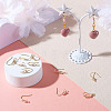 7 Pairs 7 Style Brass Micro Pave Cubic Zirconia Earring Hooks KK-TA0001-20-7