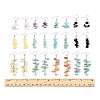 24Pair 316 Surgical Stainless Steel Dangle Earrings EJEW-FS00057-4