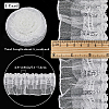 5 Yards Polyester Pleated Flower Lace Trim OCOR-GF0003-89A-2