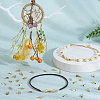 200Pcs 2 Colors Brass Cord Ends KK-PH0012-89G-4