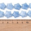 Dyed Natural Aquamarine Beads Strands G-K359-E10-3