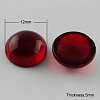 Transparent Resin Cabochons CRES-Q092-12mm-06-1