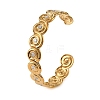 Ocean Theme 304 Stainless Steel & Cubic Zirconia Cuff Bangles for Women SA-CBA183D-13B-G-2