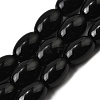 Natural Black Onyx Beads Strands G-F801-F02-04-2