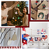 40Pcs 2 Styles Christmas Theme Wood Hanging Wall Decorations HJEW-PH0001-88-3