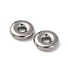 304 Stainless Steel European Beads STAS-D383-01A-P-2