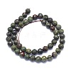 Natural Dragon Blood Jasper Beads Strands G-K310-A26-8mm-2