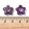 Natural Amethyst European Beads G-C252-02G-3