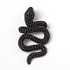 316 Surgical Stainless Steel Rhinestone Big Pendants STAS-L184-078-1