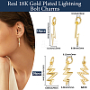 36Pcs 2 Styles Brass Pendants KK-BBC0017-93-2