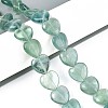 Natural Green Fluorite Beads Strands G-T142-64B-1
