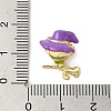 Halloween Brass Enamel European Beads X1-KK-A203-04A-G-3
