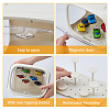 Rectangle Plastic Minifigures Display Cases ODIS-WH0079-010A-4